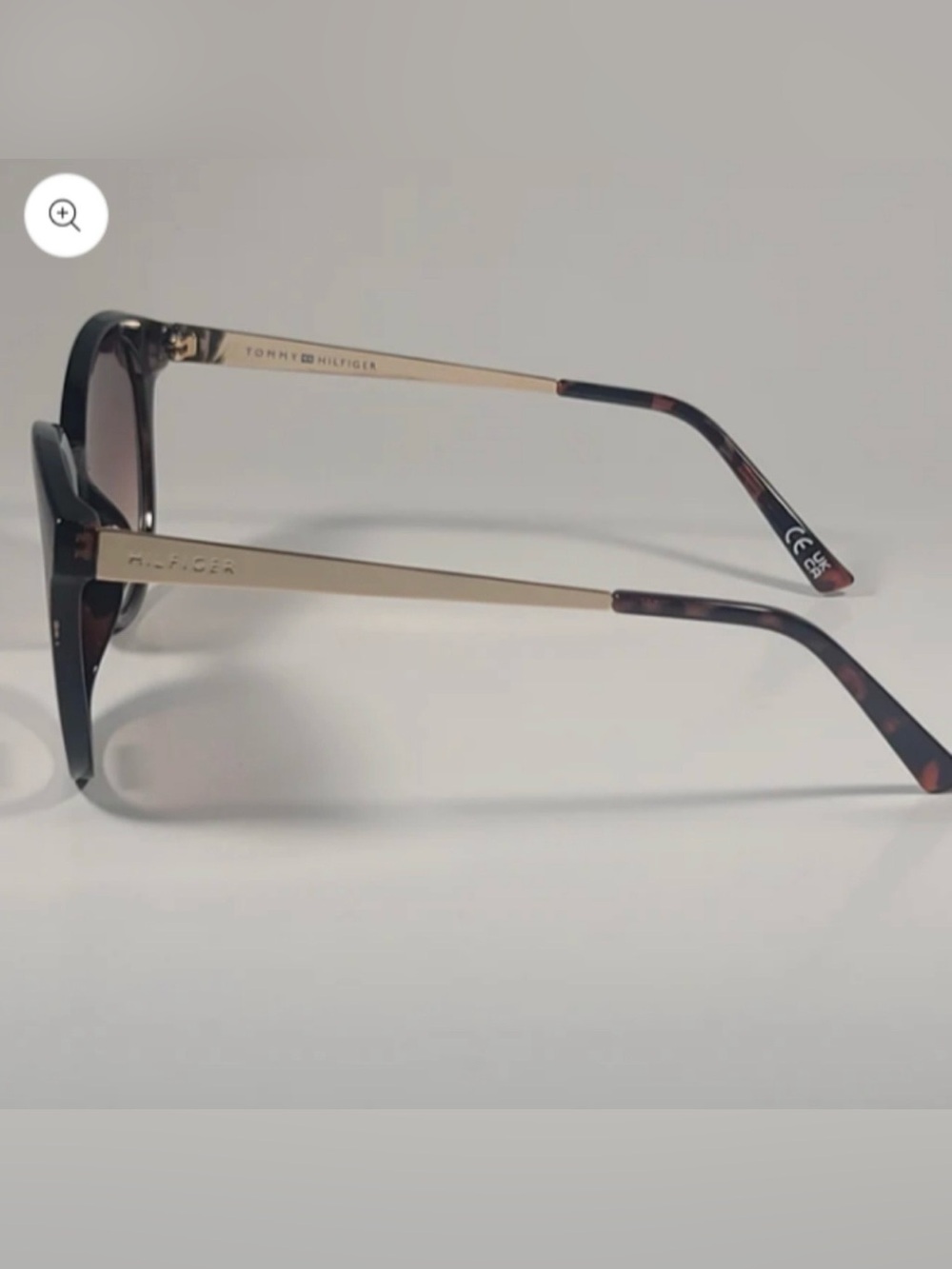 Tommy Hilfiger WP OL629 Round Sunglasses Tortoise Gold & Brown Gradient NWT - Picture 4 of 9